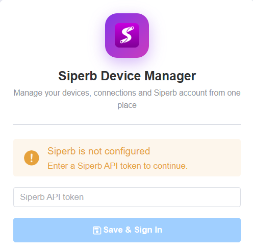 Connex Store marketplace showing the Siperb app and Install button